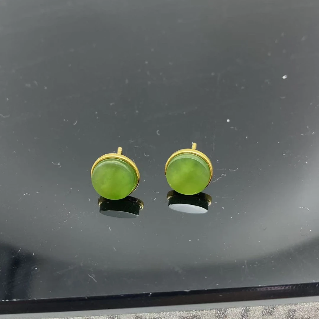 天然和田玉耳饰h898-多样性发