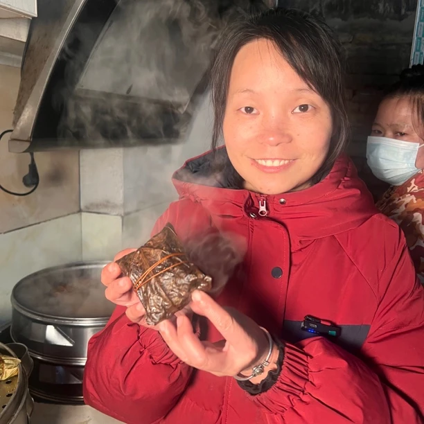 【艾草桐叶粑】樱子进村湘西传统工艺手工艾草粑粑