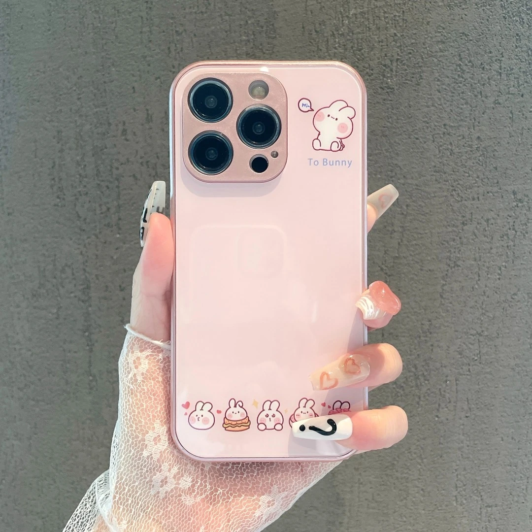 适用于苹果1514玻璃壳13promax新款/华为/小米/OPPO/VIVO手机壳