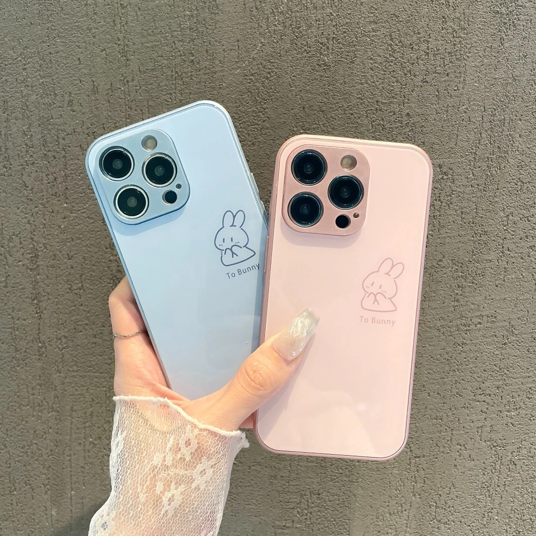 适用于苹果15/华为/小米/OPPO/VIVO手机壳14玻璃壳13promax新款12