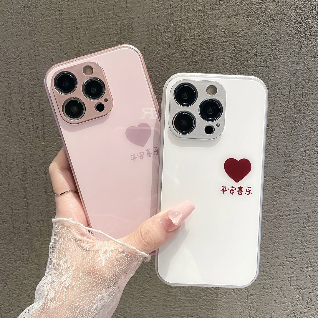 玻璃壳适用苹果iPhone14/华为荣耀/OPPO/VIVO/小米手机壳个性创意