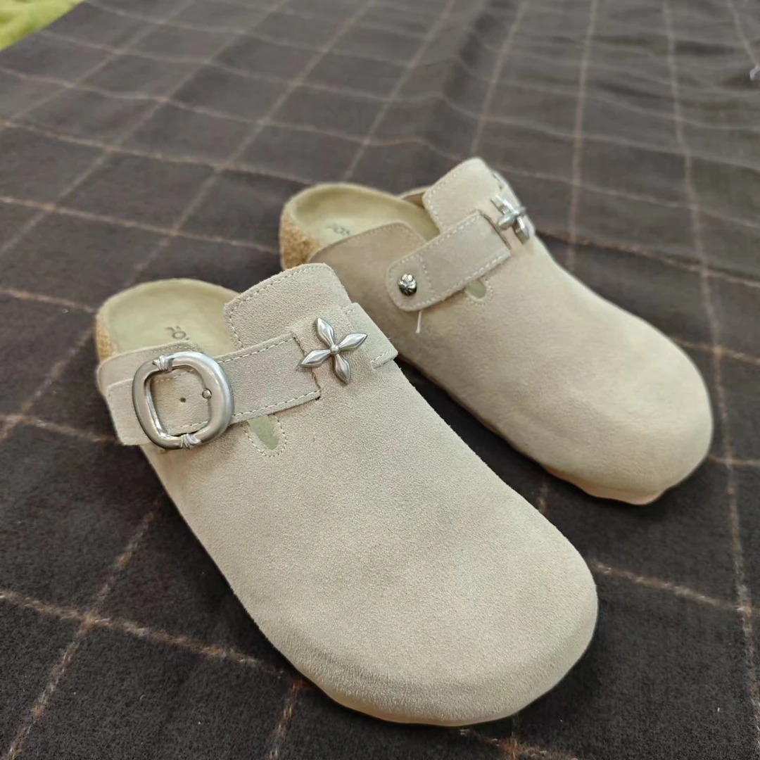 ZL休闲百搭懒人一脚蹬包头鞋2206-2