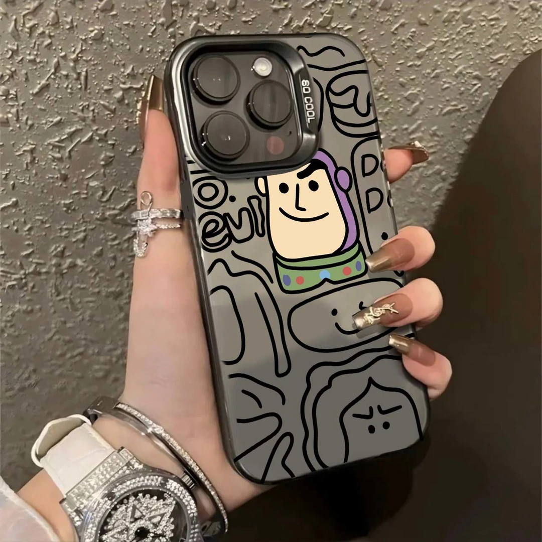 巴斯光年适用苹果15手机壳iPhone13pro防摔xsmax简约12卡通14硬11