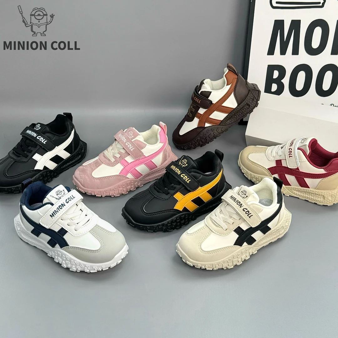 儿童鞋软底百搭时尚新款碎钉底防滑阿甘鞋