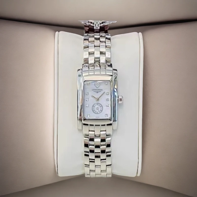 99新 Longines/浪琴 黛卓维纳女表155/石英/24.5mm/原钢带丢失