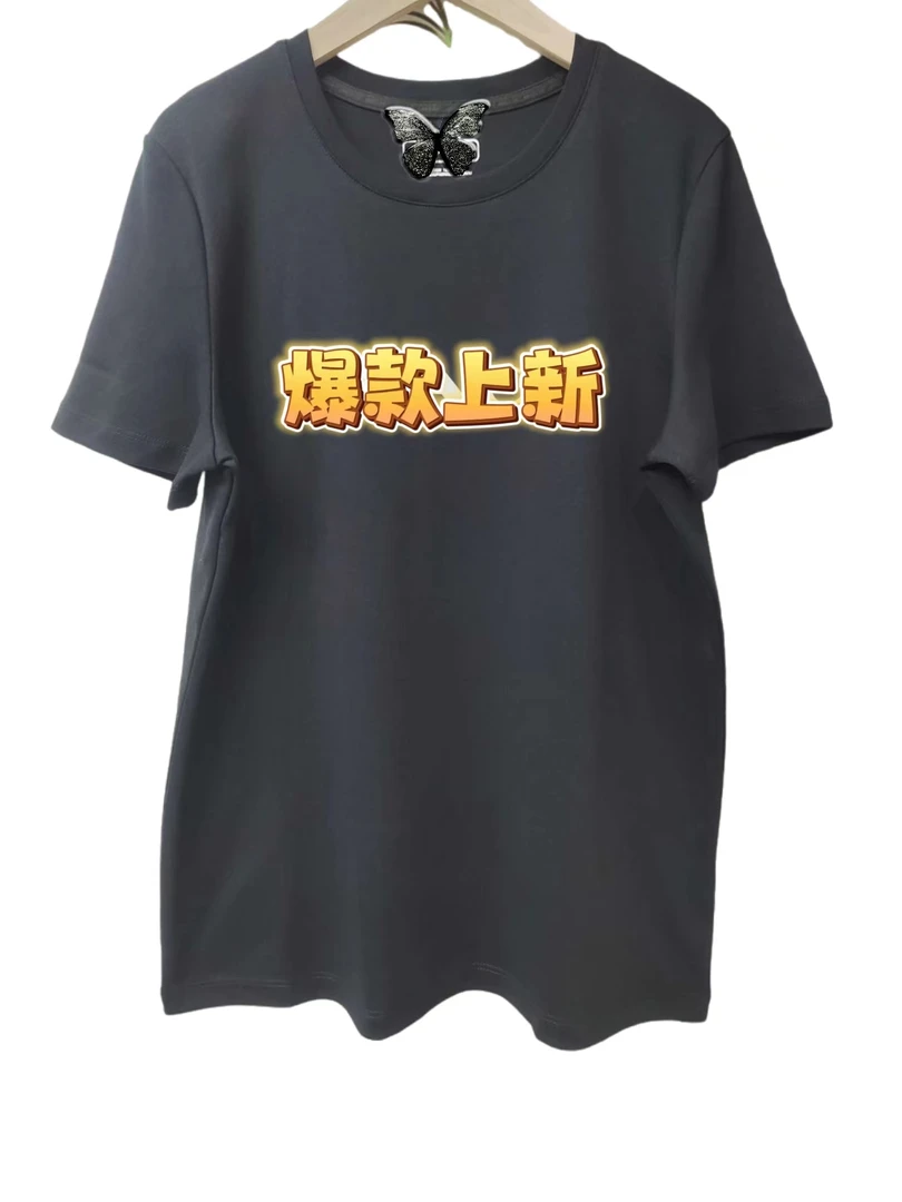 A431 女士圆领时尚休闲T恤夏季