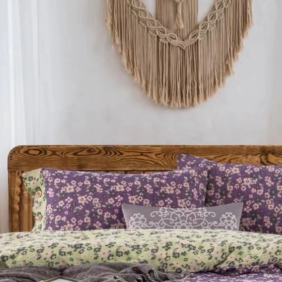 微瑕紫色系不选花色椰壳扣枕套44*75cm