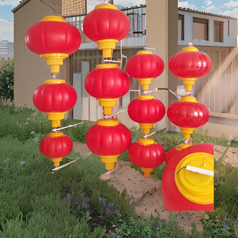 亚克力灯笼厂家直销户外防水发光街道工程亮化2024年龙年春节灯笼