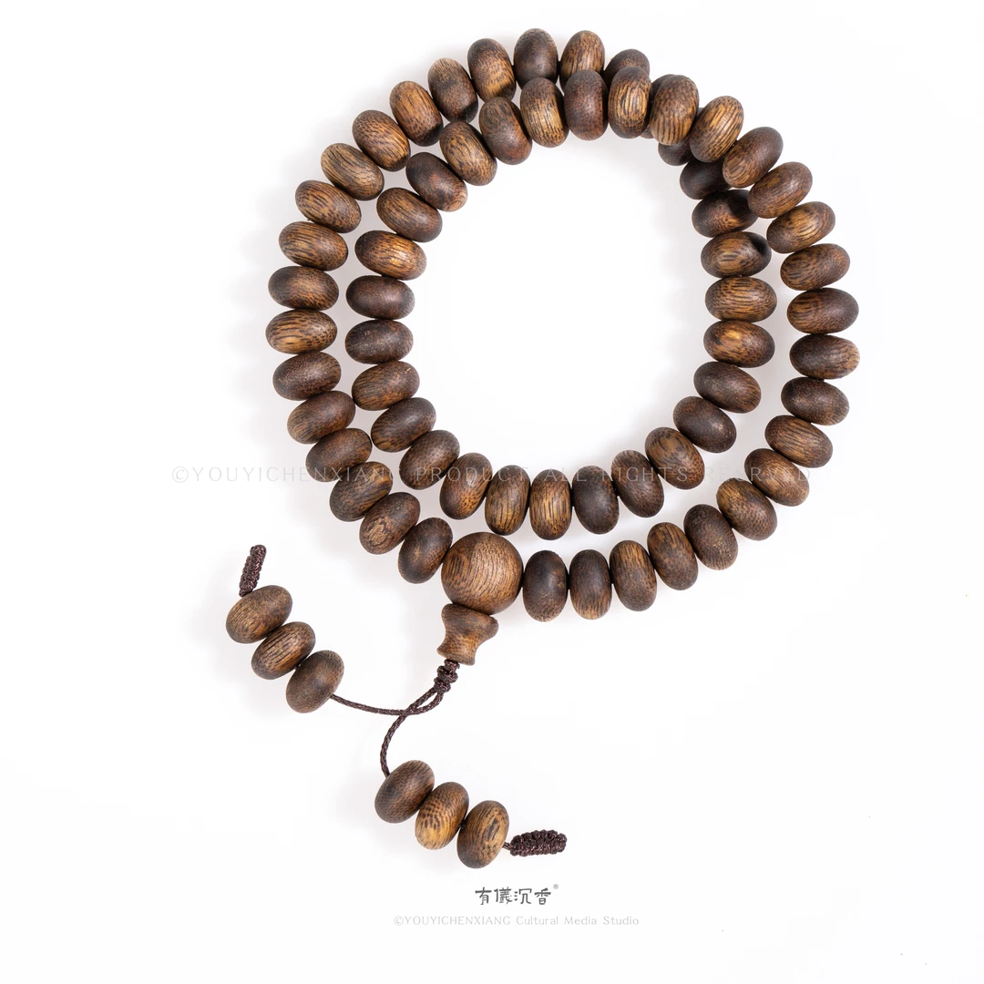 「黄金万两」算盘一响海南绿棋楠算盘珠大珠手持双圈车挂三用