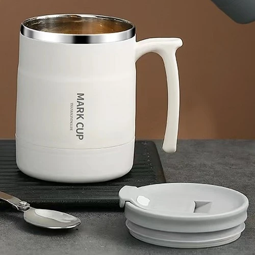 喜之焙水杯马克杯保温咖啡杯不锈钢大容量便携杯子