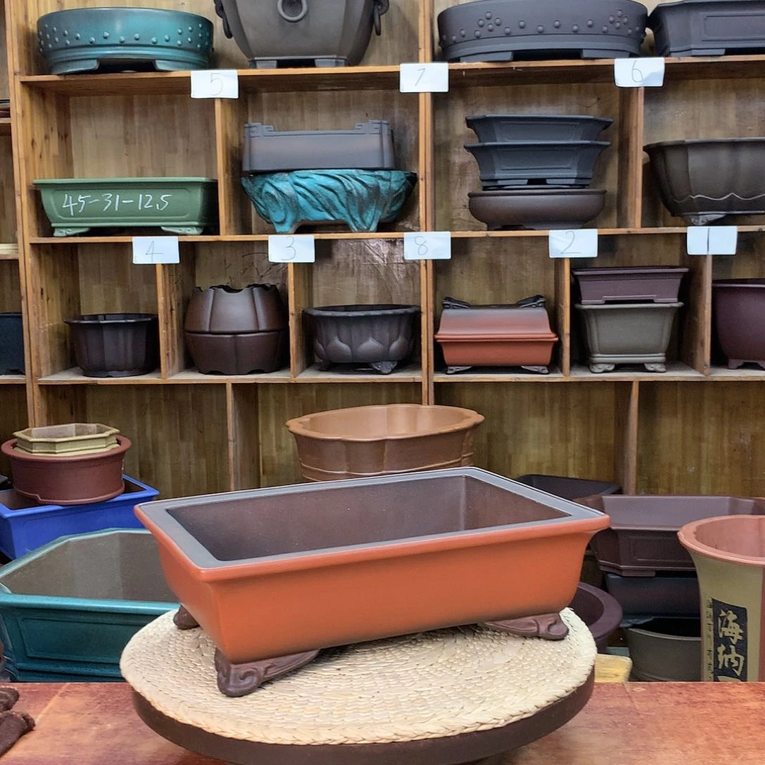 紫砂庆*宜兴紫砂花盆