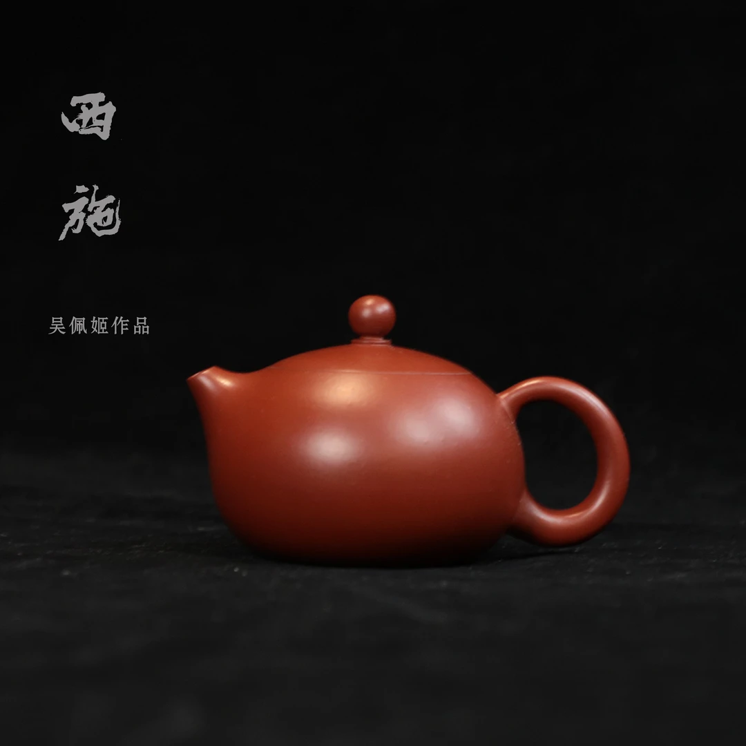 大红袍西施·吴佩姬作品.120cc潮州壶全手工手拉壶