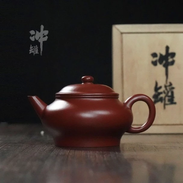潮州手拉壶-冲罐.大彬水平-朱泥壶120cc