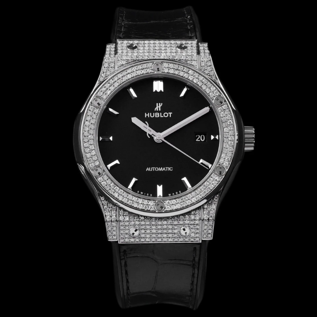 95新 宇舶 S/原钻公价149200/经典融合542/后镶钻/单表/42mm