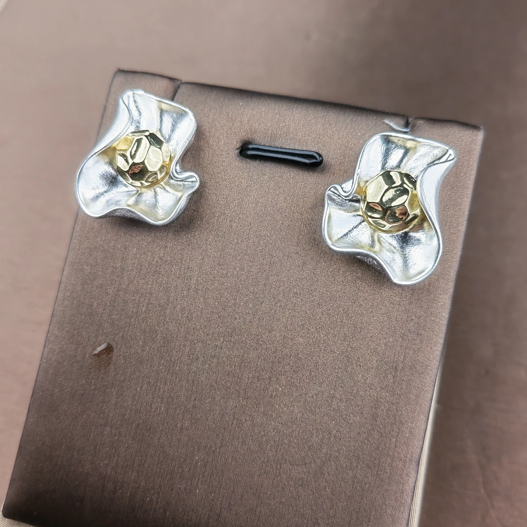 铜合金耳饰  铜合金耳饰 A2207 时尚复古小众新中式高级感耳饰