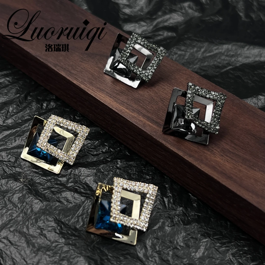 铜合金耳饰 A1440【时光气质】轻奢时尚百搭复古精致高级感耳饰