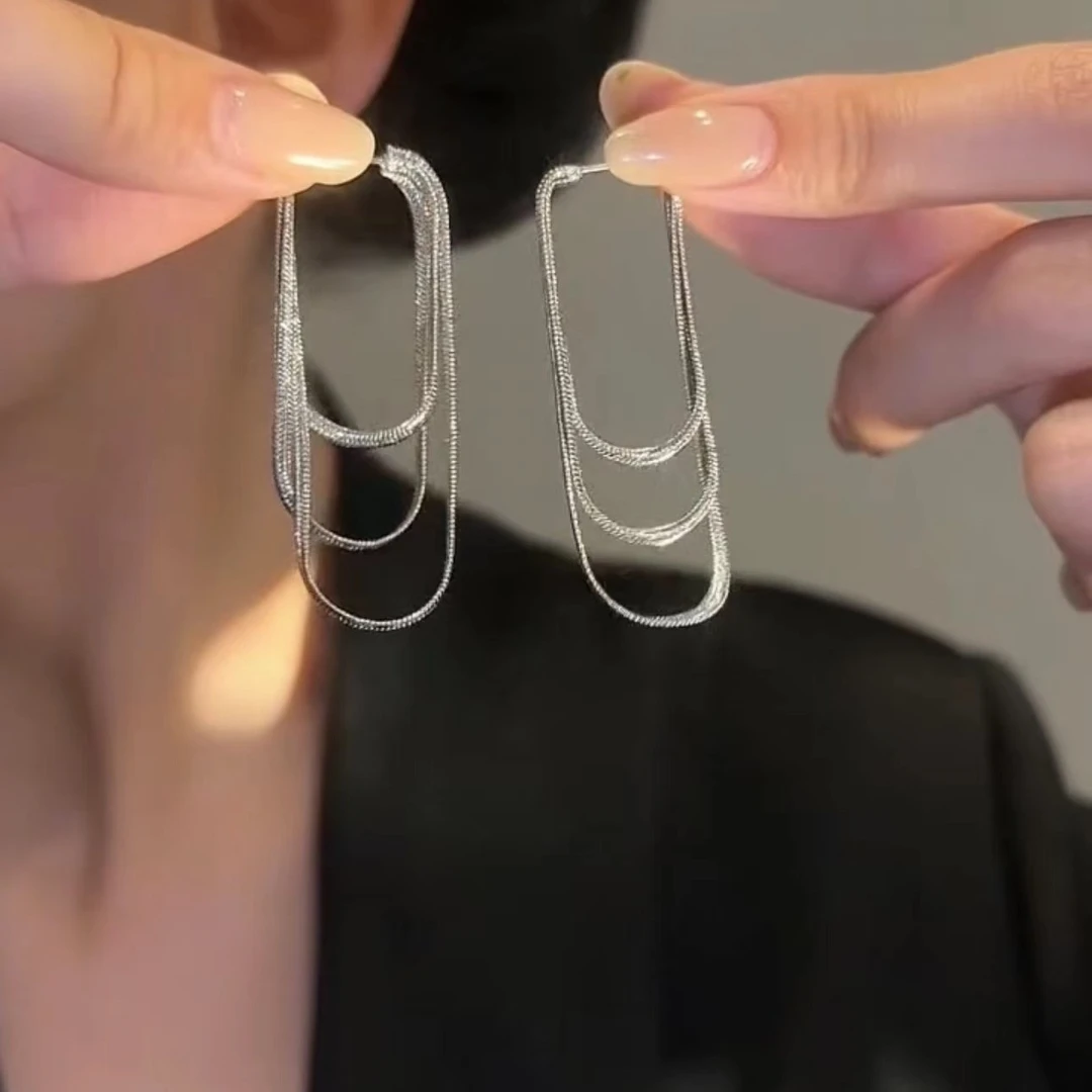 铜合金耳饰  A2123 时尚百搭轻奢小众精致气质耳饰