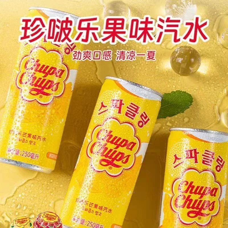 【6罐】临期韩国进口珍啵乐芒果味汽水保质期至10月22日