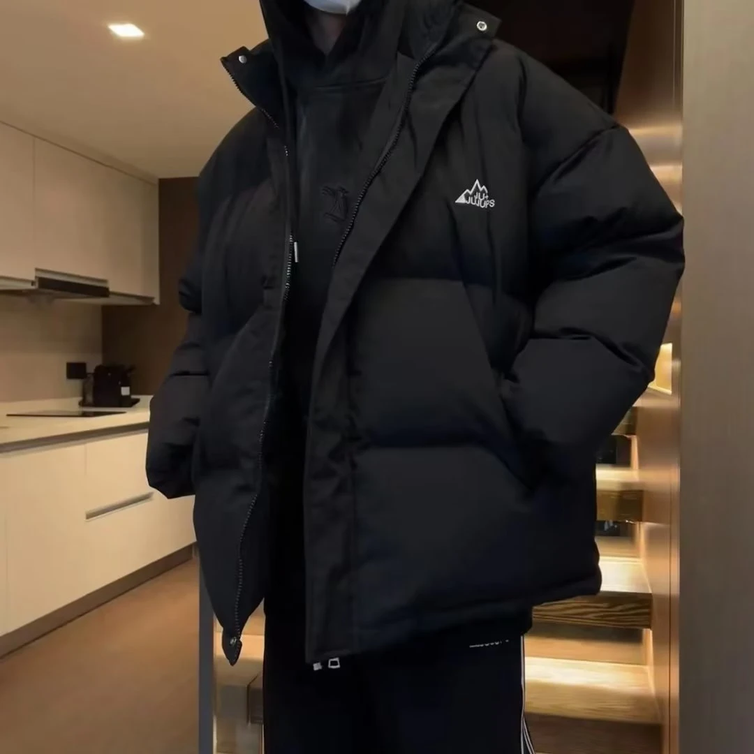 2023秋冬新款棉衣男士小棉袄情侣ins百搭棉服立领保暖外套男款