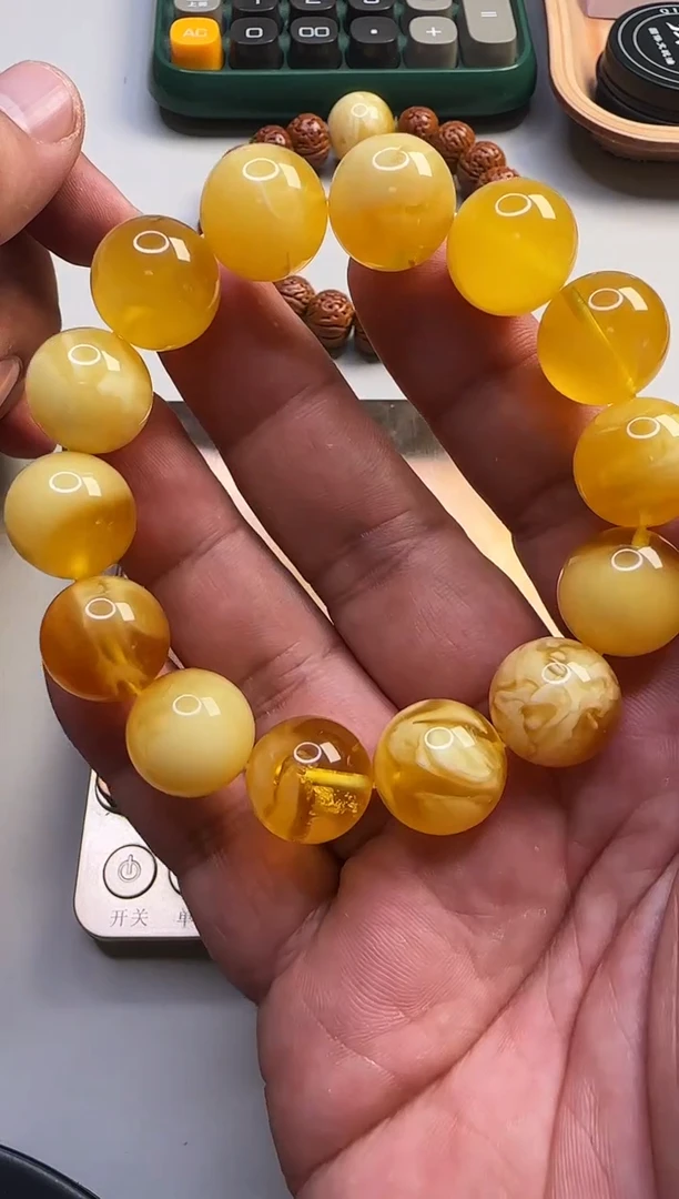 【闪购商品】琥珀手串未镶嵌蜜蜡