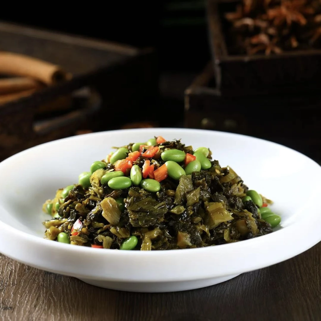 周庄特产万三阿婆菜毛豆菜下饭菜袋装