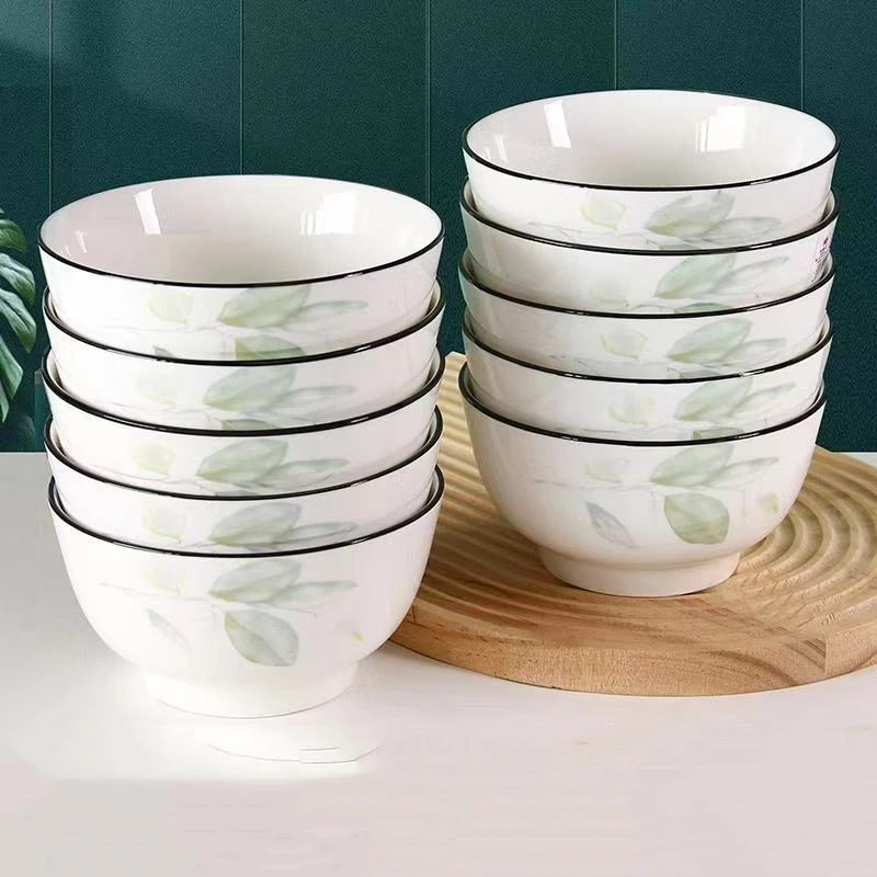 吃饭碗家用大号高颜值陶瓷碗2023新款高级网红普通小汤碗加厚餐具