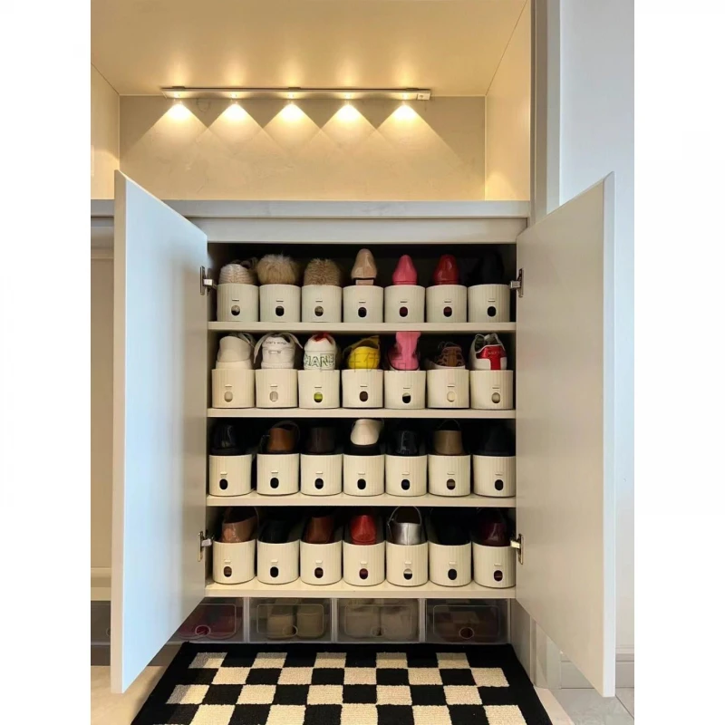 鞋架收纳神器省空间分层放鞋子鞋柜整理亚克力置物架鞋托鞋子收纳