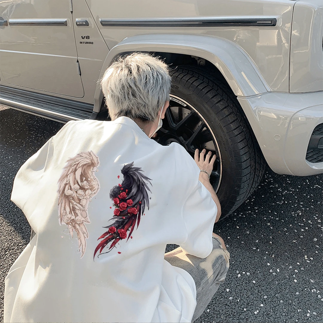 重磅240克上衣男士短袖t恤夏季半袖潮流韩版圆领印花休闲时尚百搭