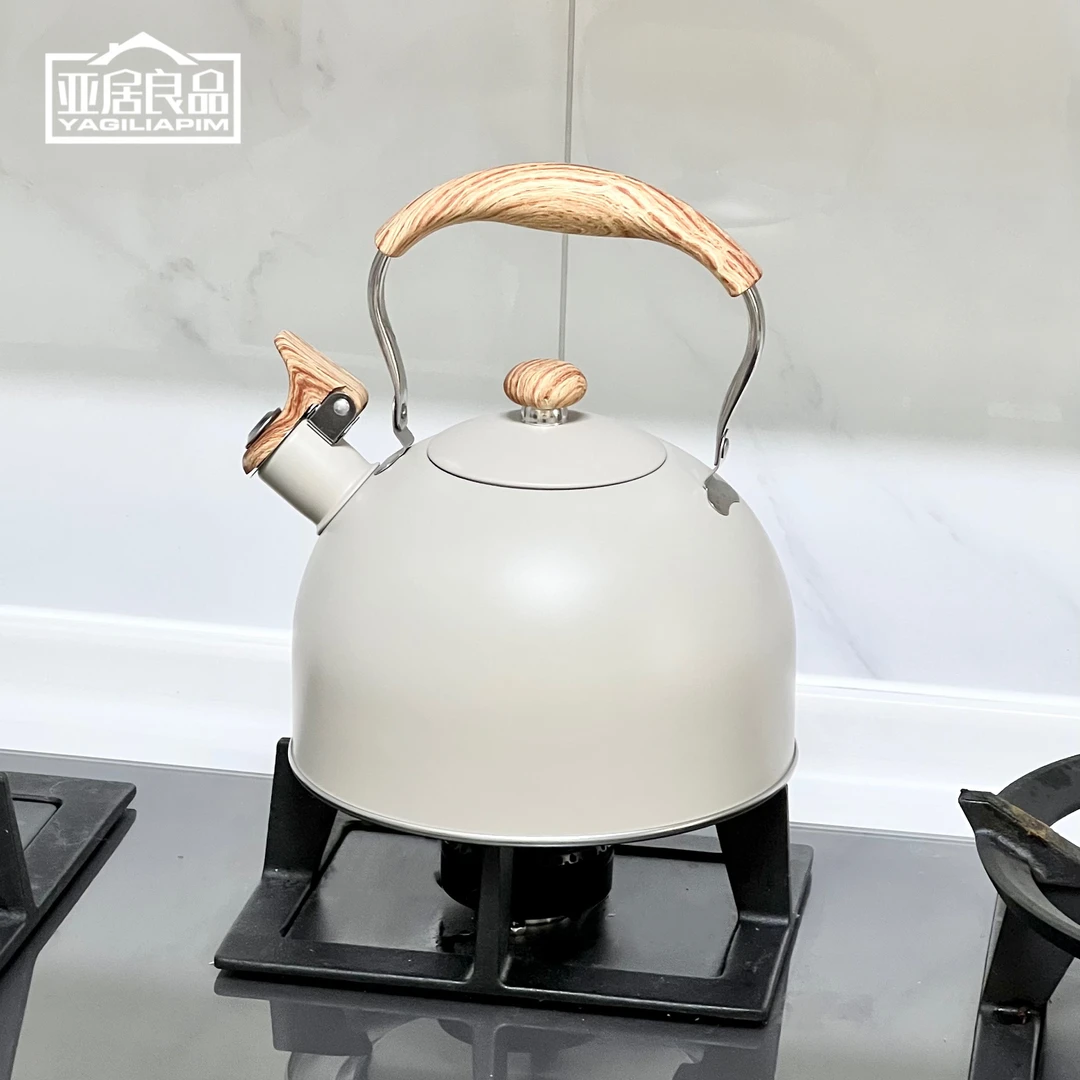 亚居良品/YaJu 欧式大容量烧水壶电磁炉电陶炉鸣笛烧水壶