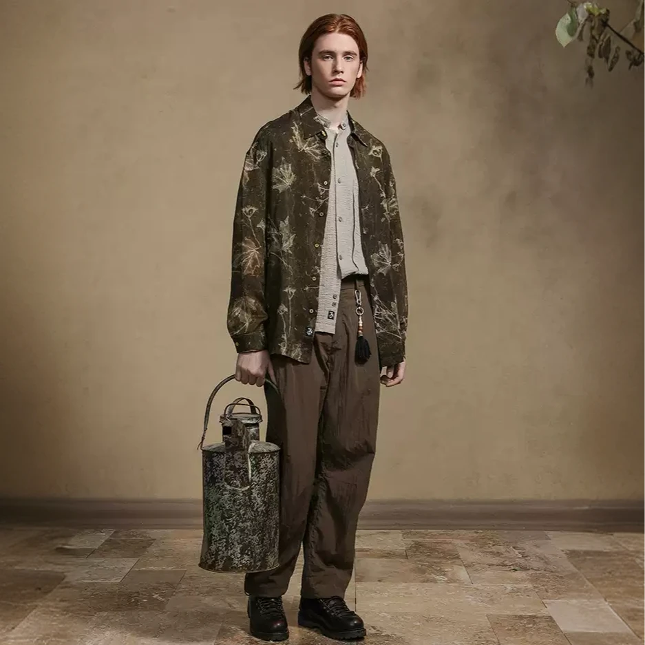 J.D.V男装春季新品商场同款棉质宽松休闲裤男裤子WPL4624