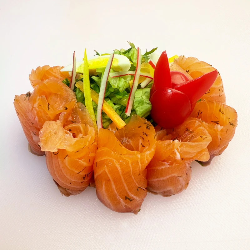 烟熏三文鱼（大西洋鲑鱼） 每包100g，顺丰包邮