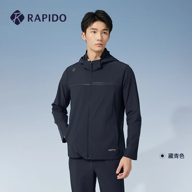 RAPIDO雳霹道2024年春新款男士防晒运动UPF40+轻薄外套CN4676G01