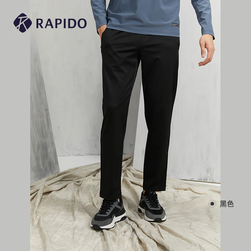 RAPIDO雳霹道2023年春秋新款男针织修身长裤运动休闲裤CN3778G03