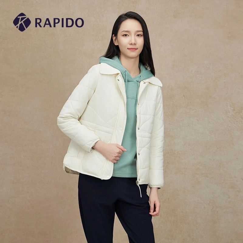 【新品】Rapido雳霹道2024年冬季O系列女士户外休闲棉服CP4938O38
