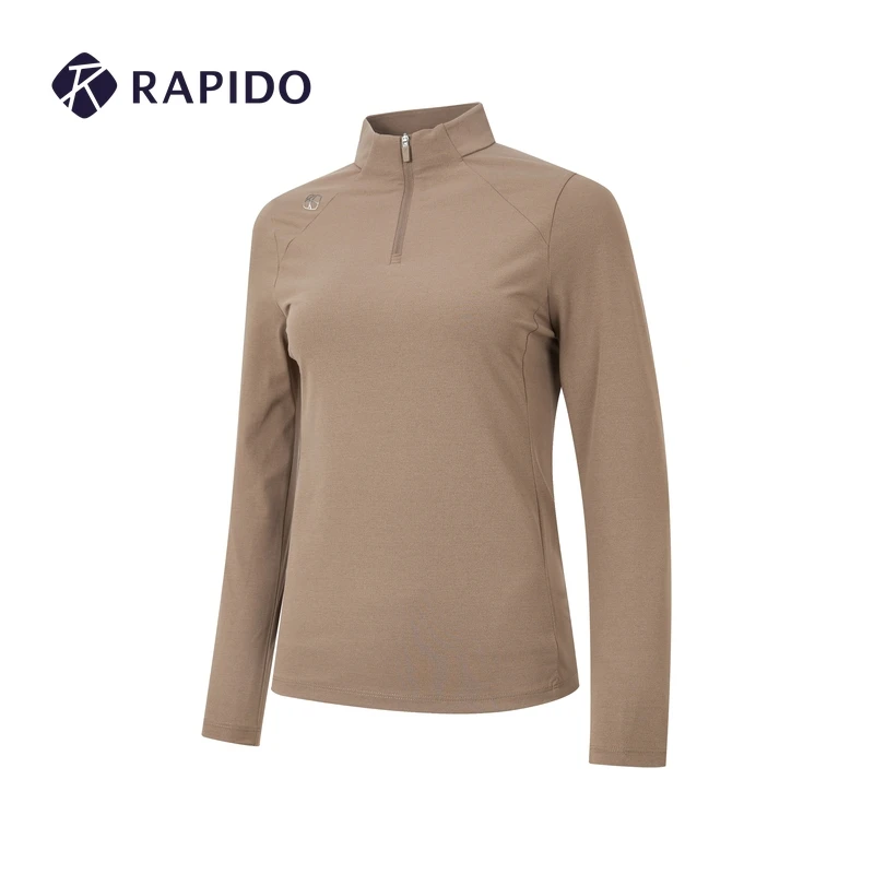 【新品】RAPIDO雳霹道25年春季女半拉链立领套头卫衣穿搭CP5Z41O45