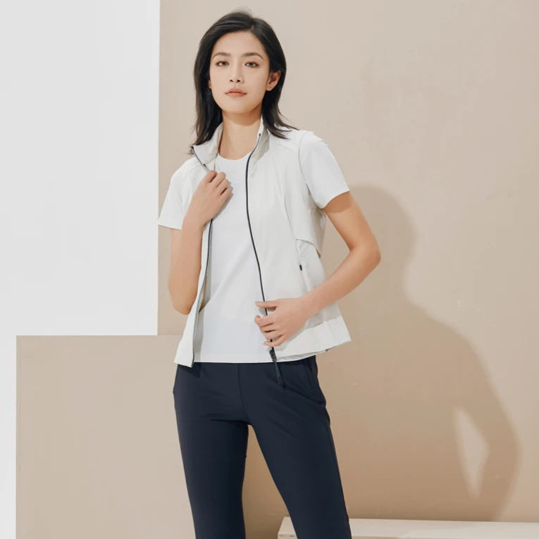 Rapido雳霹道2023年春季新品女子马夹立领马甲外套CP3Z39J06