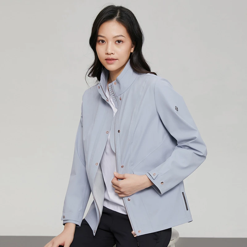 RAPIDO 雳霹道春秋季新品女士修身夹克运动休闲立领外套CP2139U14