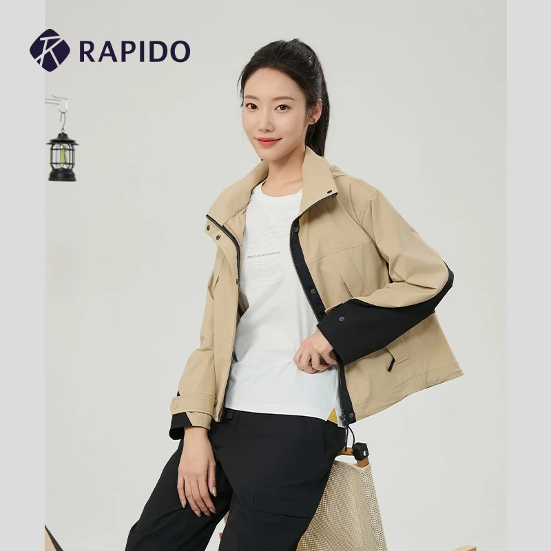 RAPIDO雳霹道2024年春季新品女士O系列户外风撞色夹克CP4176O36