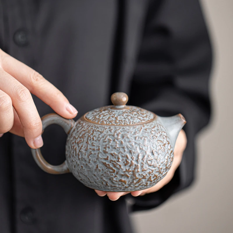 聚盛源陶瓷西施茶壶泡茶家用客厅会客复古功夫茶具带过滤陶瓷单壶