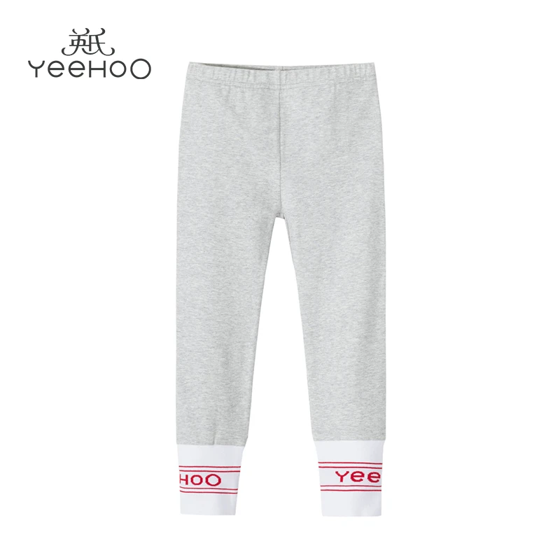 YEEHOO/英氏ZSRD04-女童弹力舒适长裤秋冬儿童打底裤【柔软舒绒】