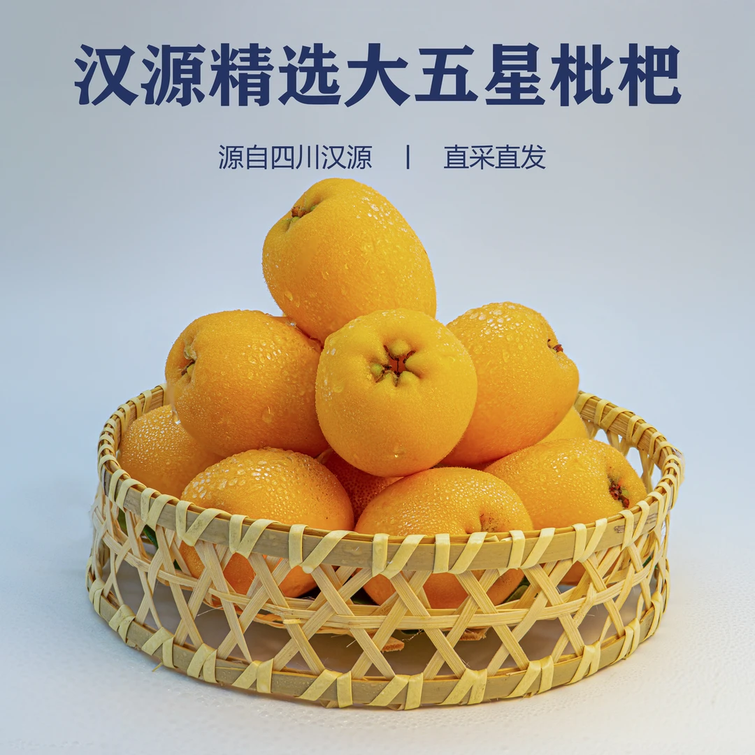 汉源精品大五星枇杷成熟新鲜发货精选大果 枇杷果 新鲜美味