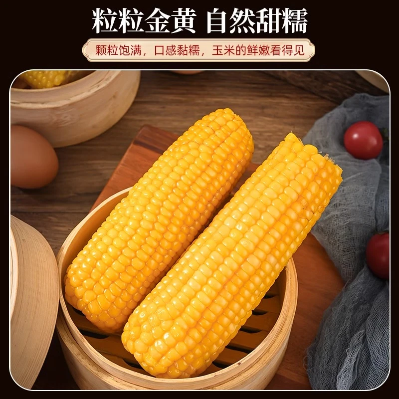 2024年头茬大棒新人8+2挑整箱6斤黑龙江新粘糯玉米自然香甜jbc
