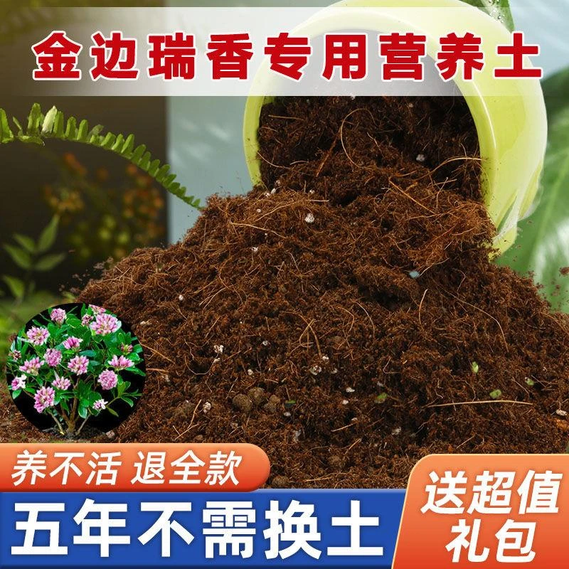 【送礼品】金边瑞香专用土家用盆栽营养土酸性沙质土壤花卉种植土