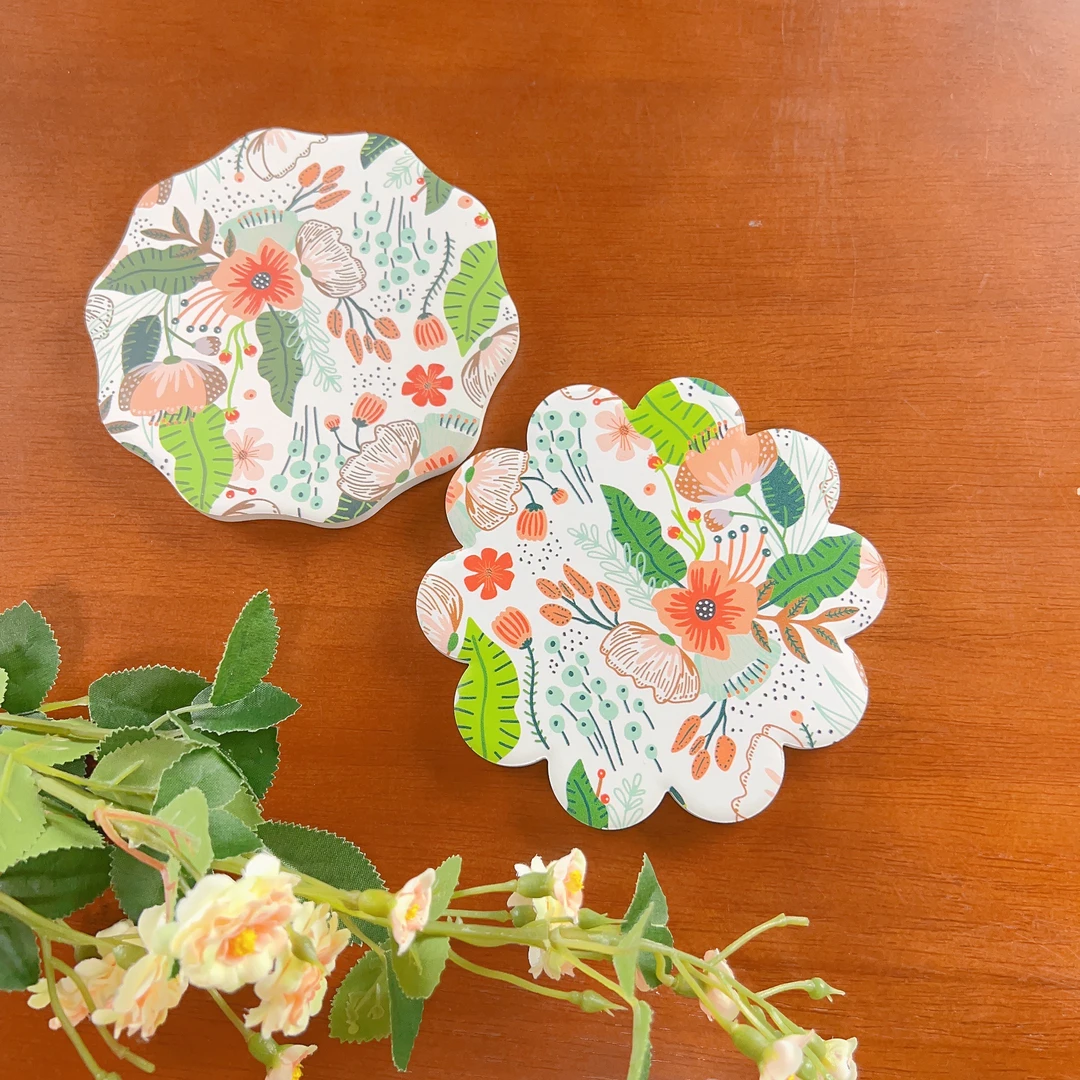 【兮房】七彩云花隔热垫餐桌垫陶瓷杯垫防烫耐高温家用高级轻奢感