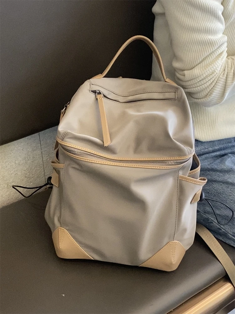 CENGE大容量尼龙双肩包通勤背包大容量书包旅行出行包妈咪包时尚