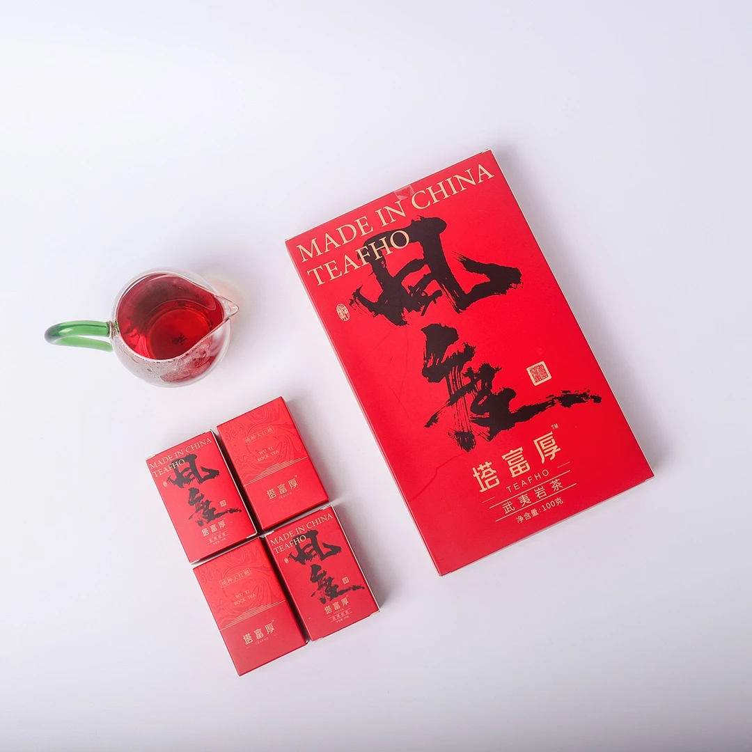 塔富厚风度 纯种大红袍奇丹100g 武夷山原产地茶叶 精选炭焙春茶