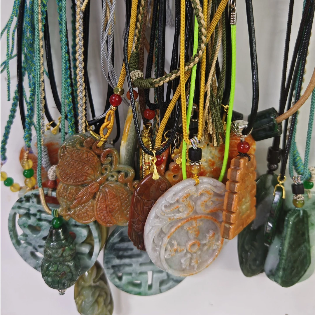 天然翡翠配饰直播选购链接多样性发货