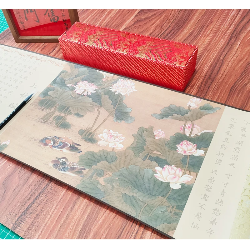 上林赋子虚赋神女赋洛神赋李清照兰亭序寒窑赋滕王阁序逍遥游卷轴