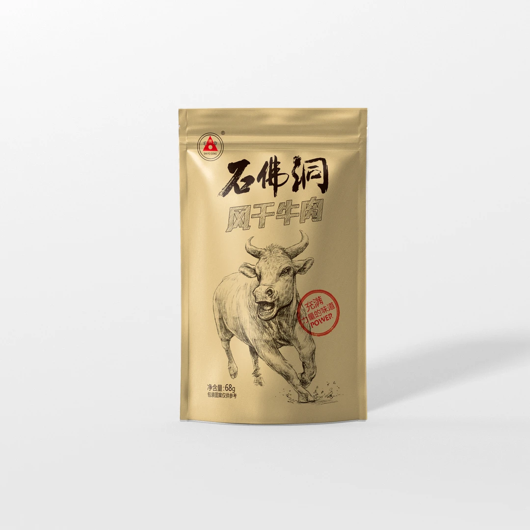 石佛洞68g手撕风干牛肉，68g/包*2包