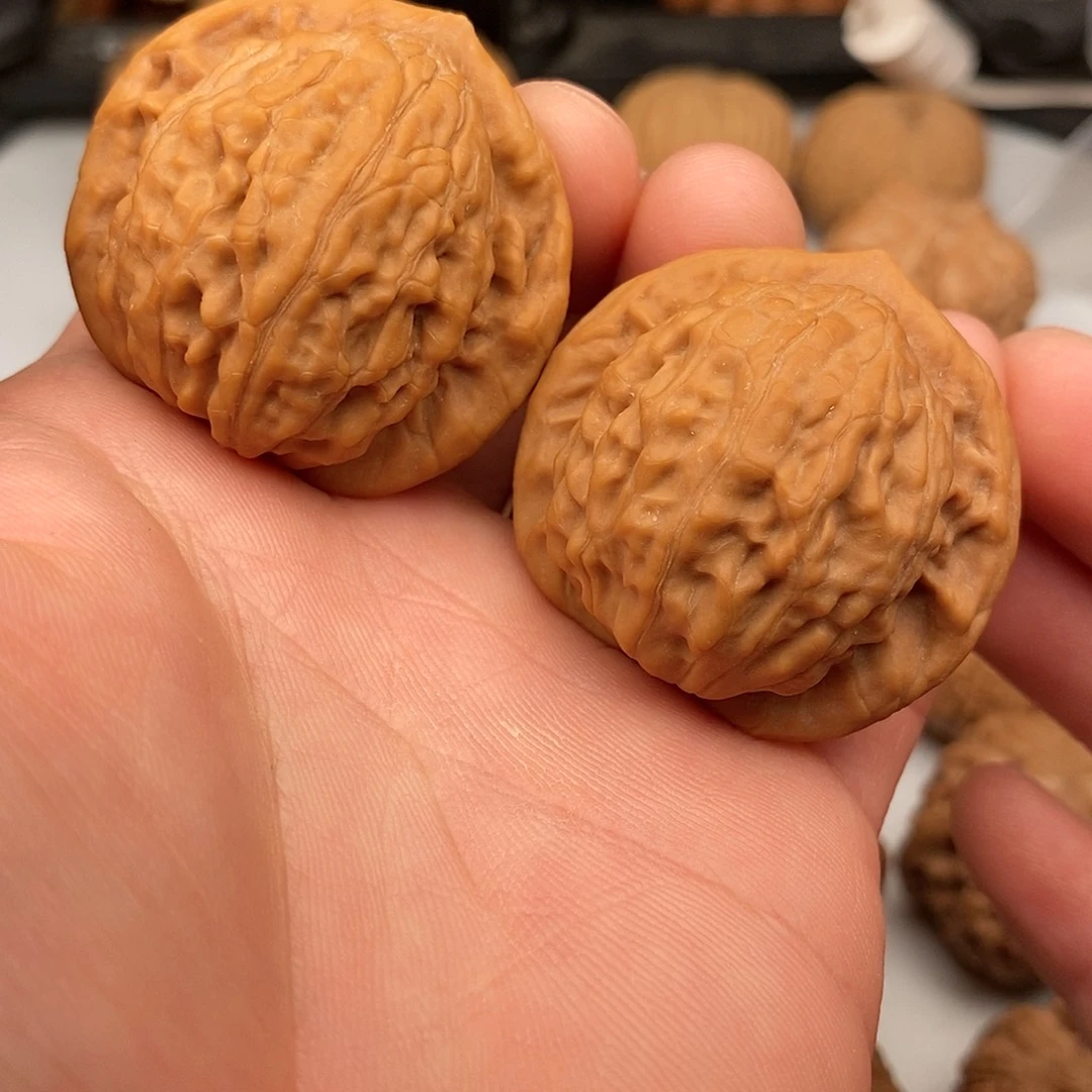 文玩核桃把件41柳叶